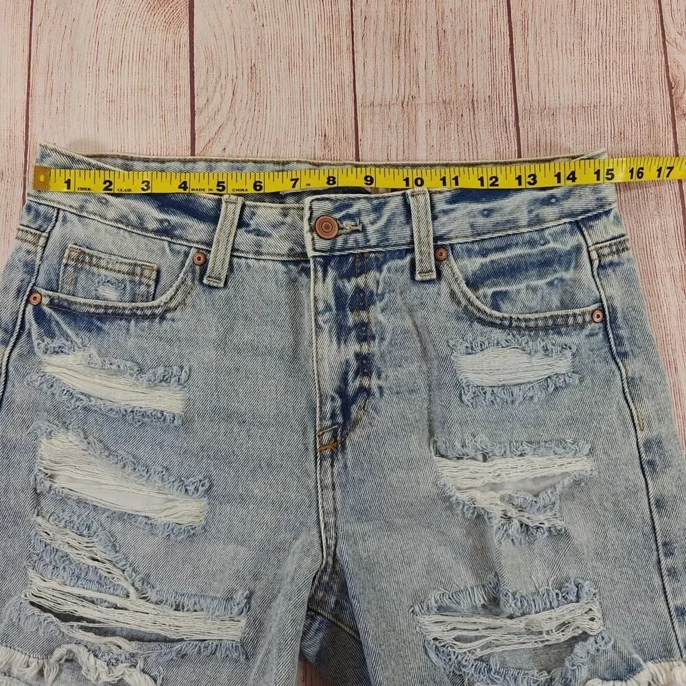 Celebrity Pink the Bobby high rise boyfriend destructed shorts sz 5/27